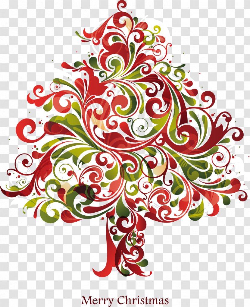 Irregular Elements Christmas Tree - Holiday Ornament Transparent PNG