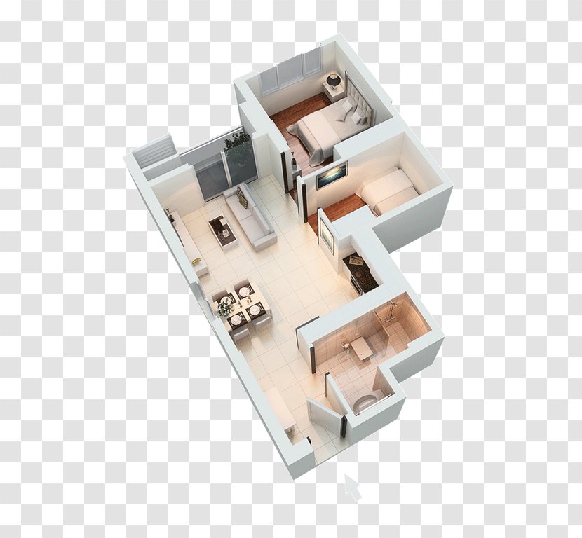 The Park Residence House Apartment Condominium Bedroom - Kitchen - Can Tower Transparent PNG