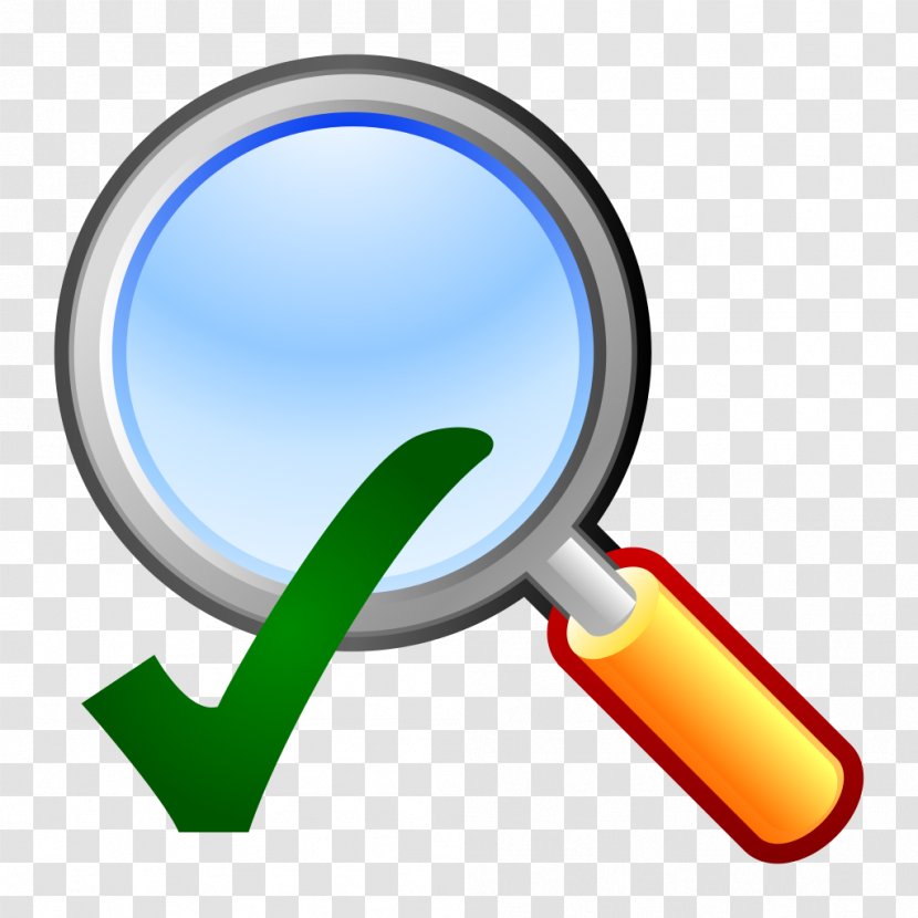 Magnifying Glass Clip Art - Checkmark Transparent PNG