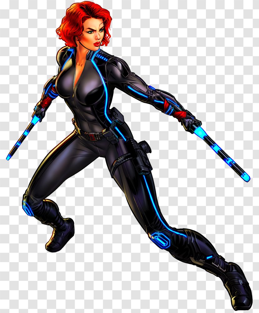 Black Widow Drawing Art Clip - Figurine Transparent PNG