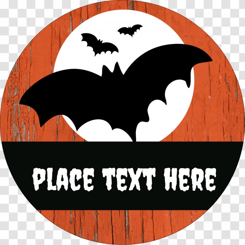 Logo Label Avery Dennison - Mammal - Ink Drawing Halloween Castle Bat Transparent PNG