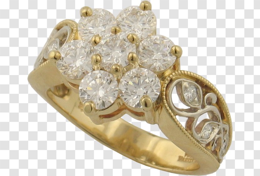Jewellery Gemstone Earring Diamond - Ring Transparent PNG