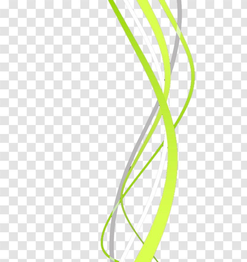 Light Line Green White - Leaf - Wavy Lines Transparent PNG