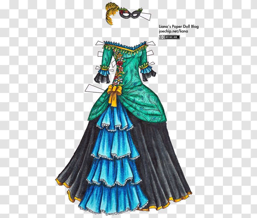 Ball Gown Masquerade Dress Clothing - Mask - Mardi Gras Transparent PNG