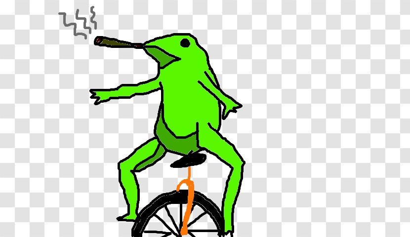 Tree Frog Bicycle Frames Cycling Clip Art - Beak - Marijuana Joint Transparent PNG