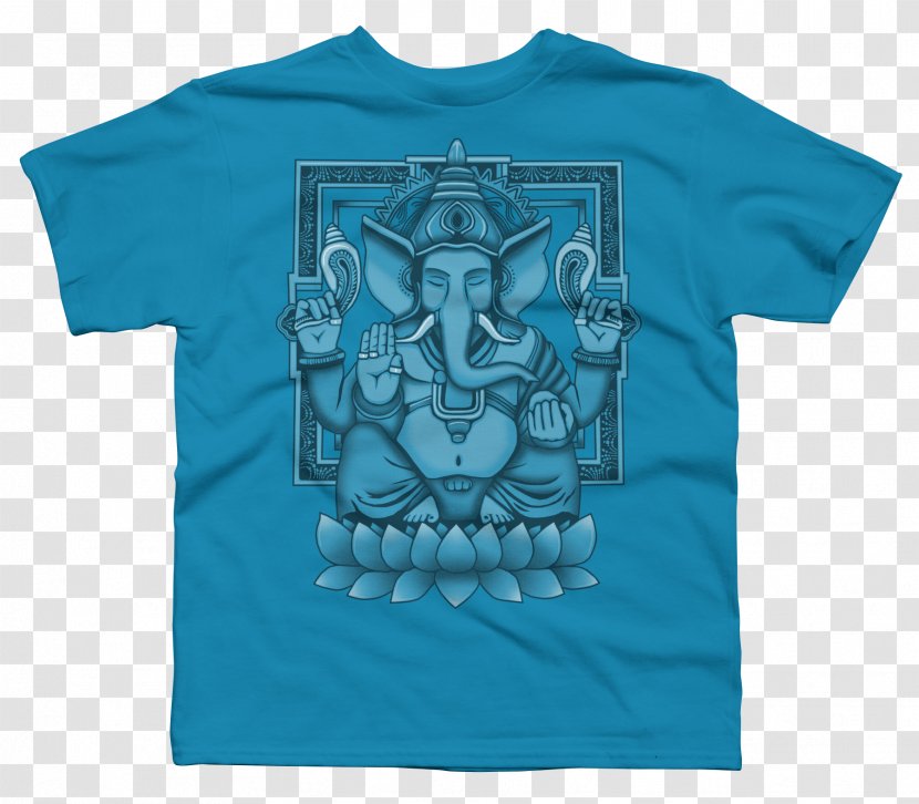 T-shirt Ganesha Clothing Crew Neck - Personalized Design Transparent PNG