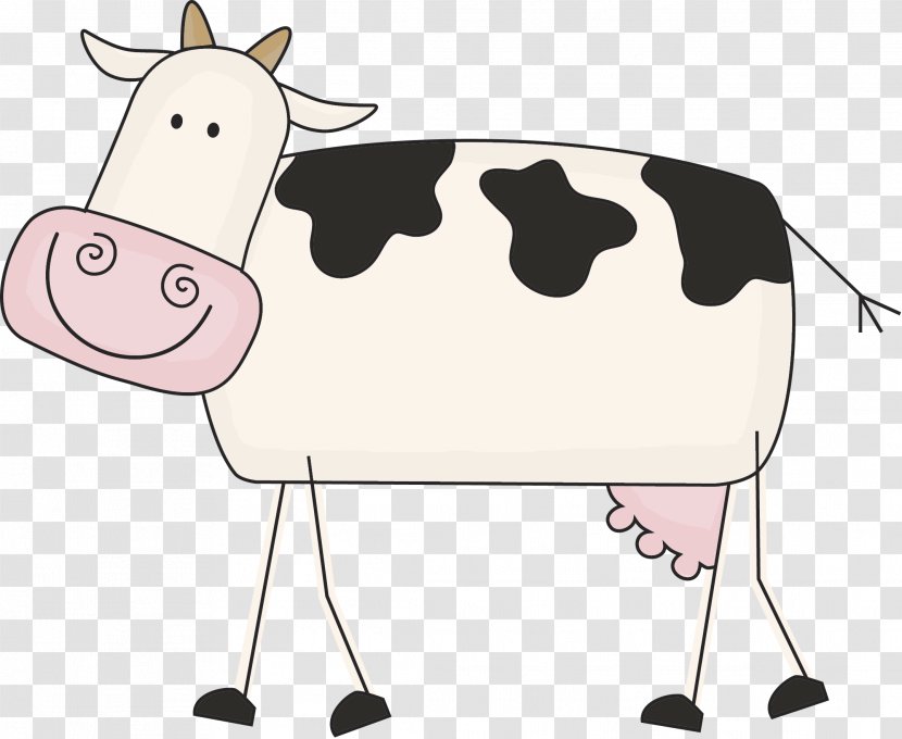 Dairy Cattle Cows In The Kitchen Drawing Pen - Neck - Cow Transparent PNG