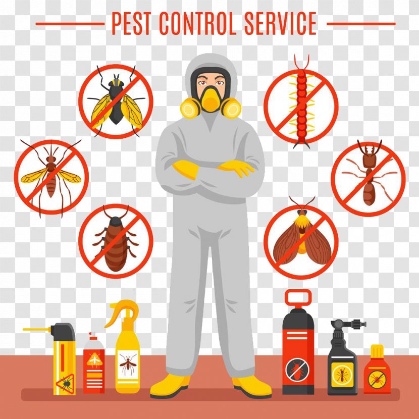 Pest Control Stock Photography Royalty-free - Logo - Cartoon Man And Insecticide Transparent PNG