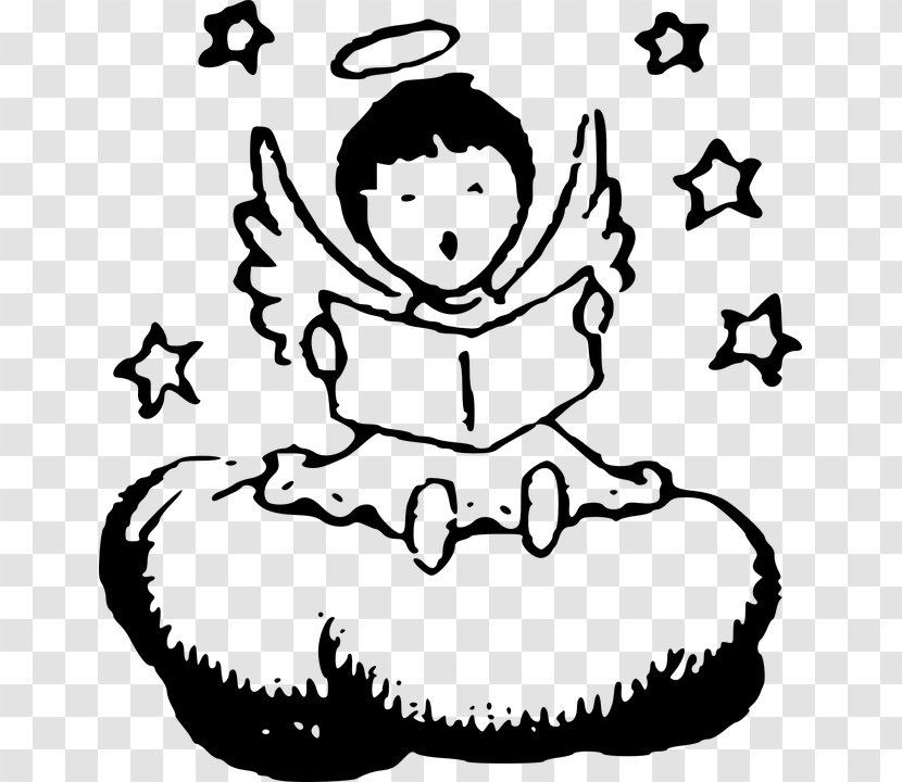 Clip Art - Frame - Babyangelblackandwhite Transparent PNG