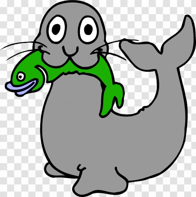 Sea Lion Cartoon Pinniped - Plant - Lovely Little Transparent PNG