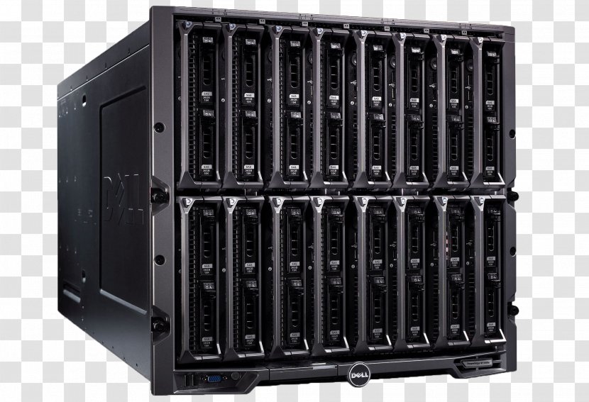 Dell M1000e Blade Server PowerEdge Computer Servers - Electrical Enclosure Transparent PNG