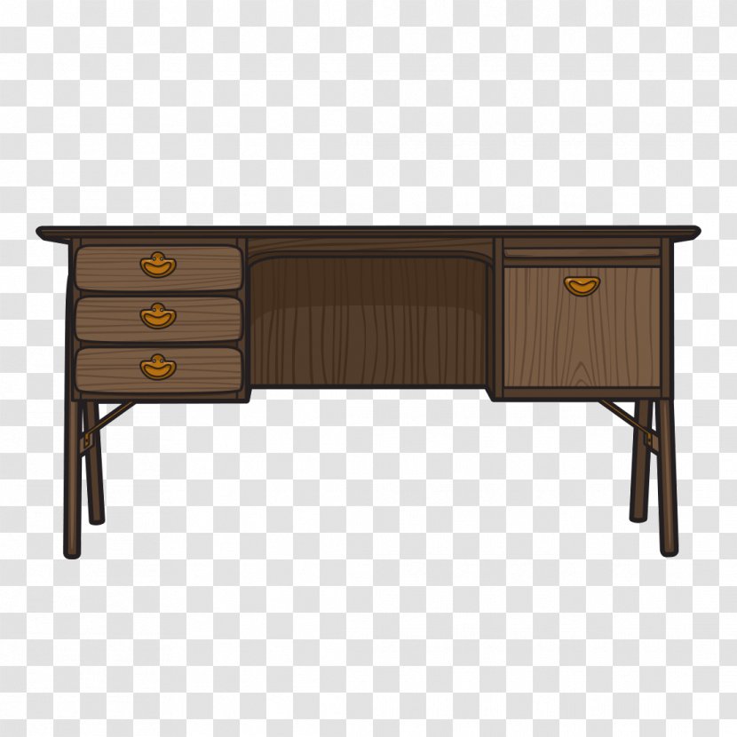 Desk Bedside Tables Drawer Furniture - Coffee - Table Transparent PNG