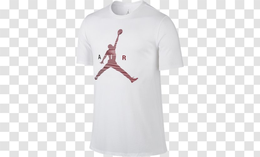 Jumpman T-shirt Nike Air Max Jordan Converse - Neck Transparent PNG