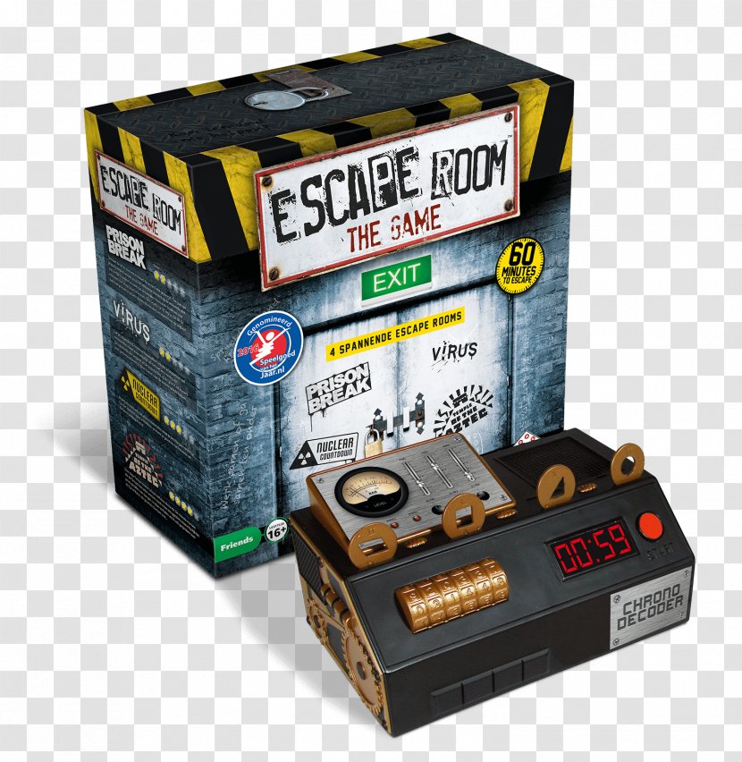 Spin Master Escape Room The Board Game - Hasbro Monopoly Transparent PNG