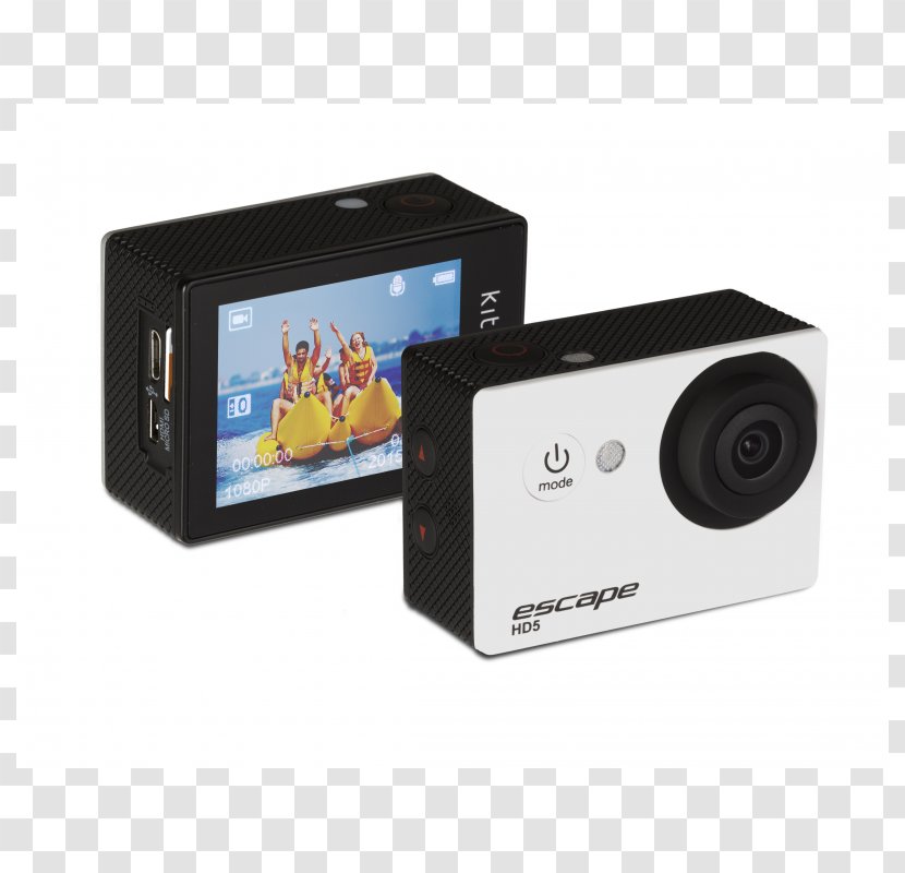 1080p High-definition Video Action Camera 720p - 4k Resolution - 360 Transparent PNG