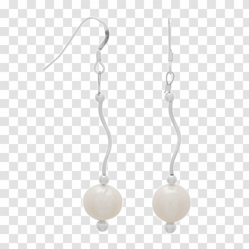 Cultured Freshwater Pearls Earring French Wire Necklace - Pearl Transparent PNG