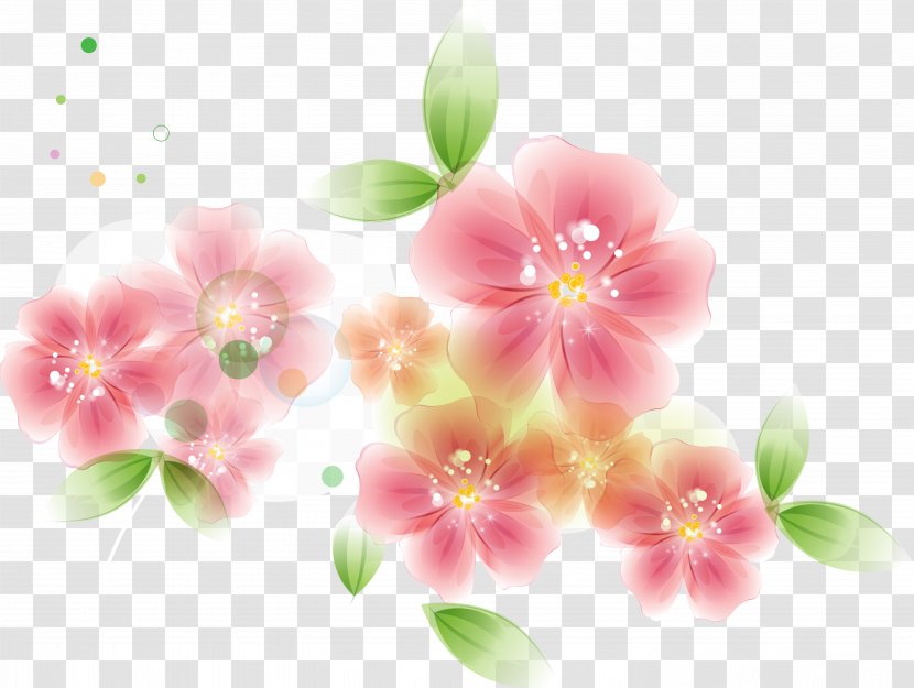 Mother's Day Holiday Ukraine Child - розовые цветы Transparent PNG