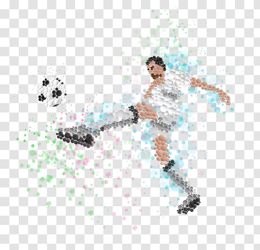 Football Player - Dribbling Transparent PNG