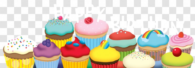 Cupcake Petit Four Muffin Cake Decorating Buttercream - Birthday Transparent PNG