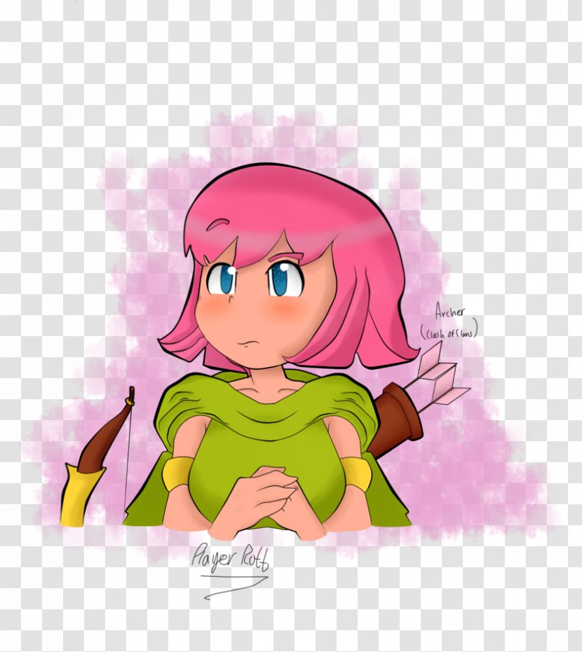 Clash Of Clans Royale Fan Art Drawing - Flower Transparent PNG