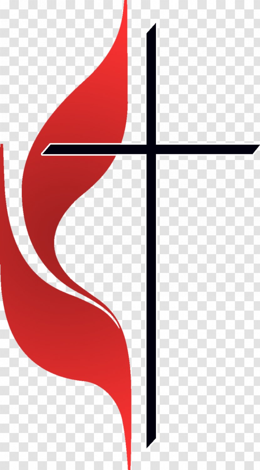 United Methodist Church Cross And Flame Methodism Christian - Community Transparent PNG