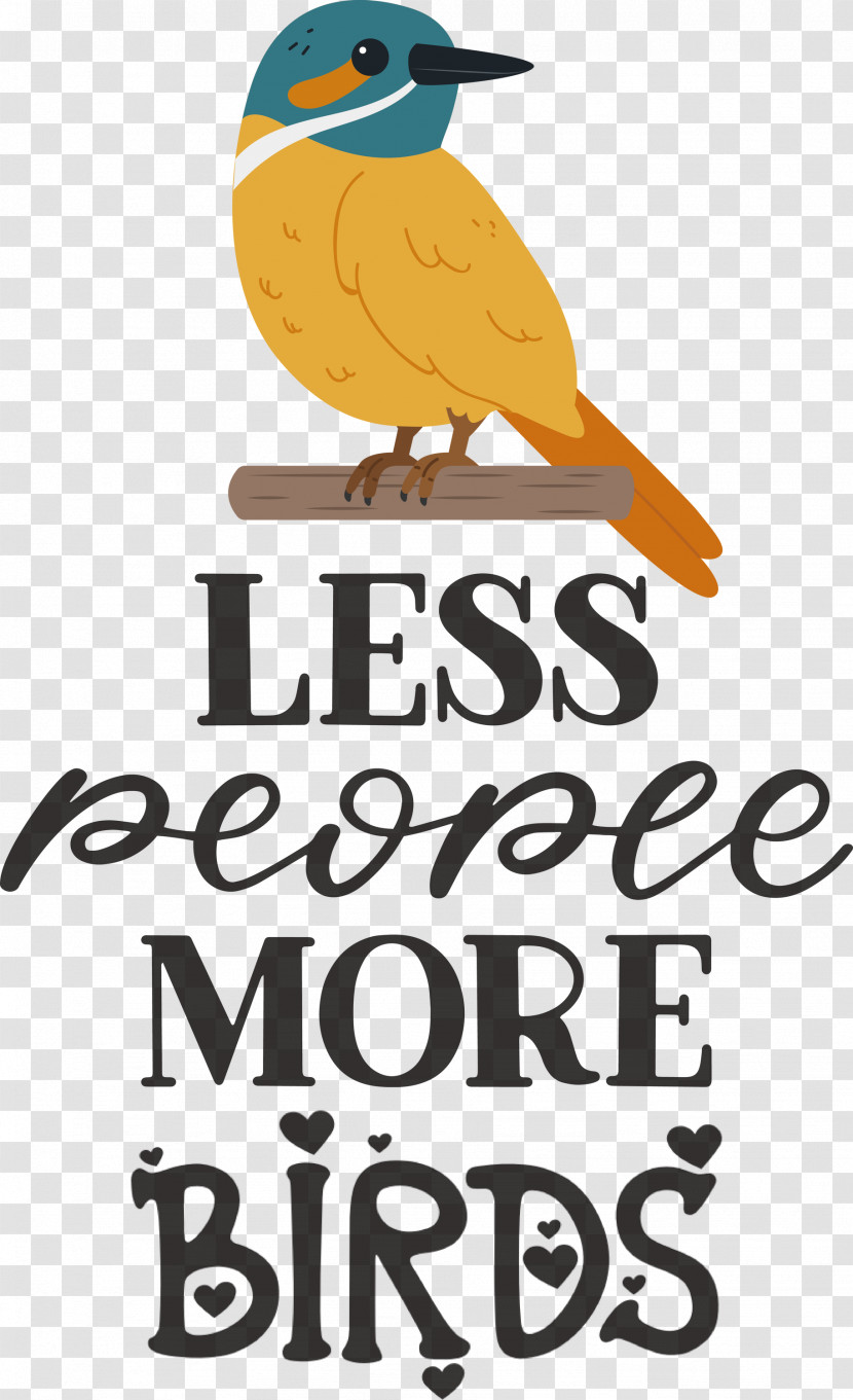 Less People More Birds Birds Transparent PNG