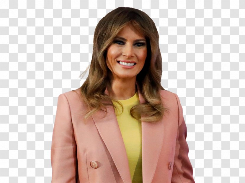 Melania Trump First Lady Of The United States Blazer Be Best - Silhouette Transparent PNG