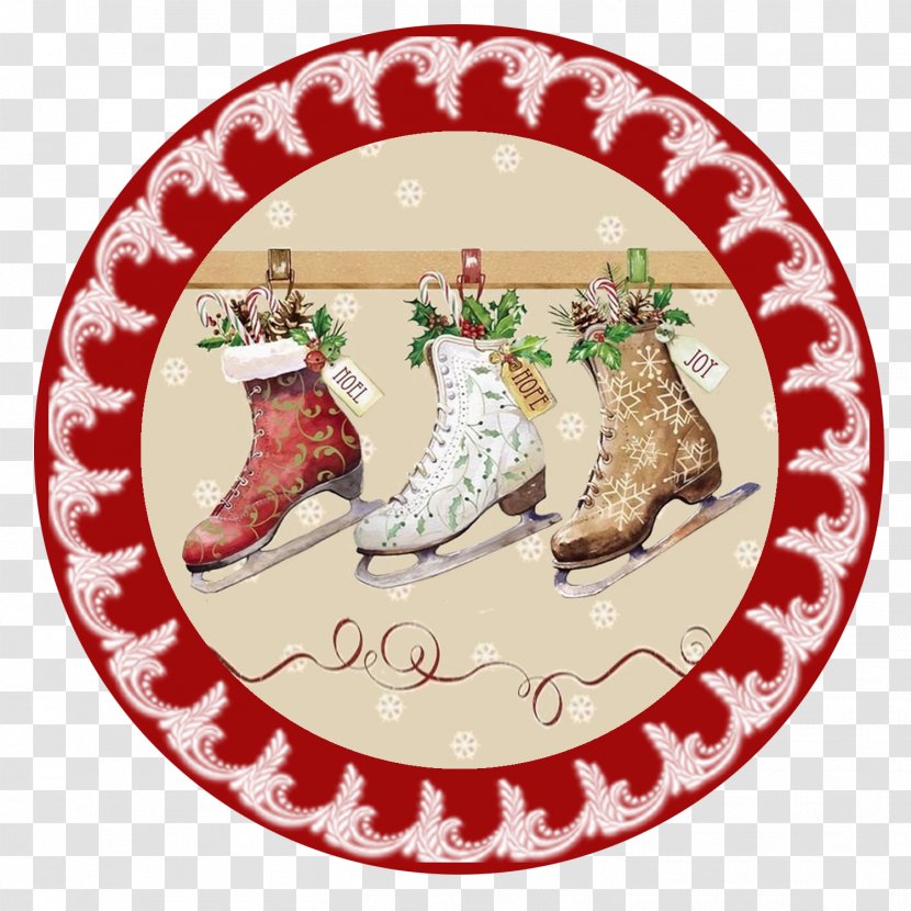 Christmas And New Year Background - Music - Decoration Plate Transparent PNG