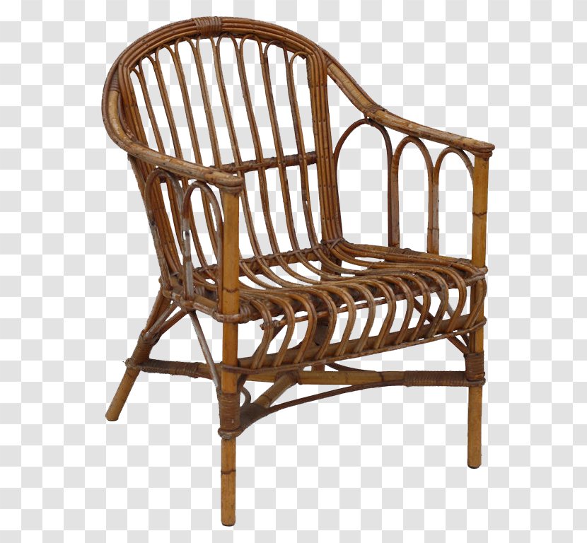 Rocking Chair Wicker Rattan - Chinese Wind Retro Material Free To Pull Transparent PNG