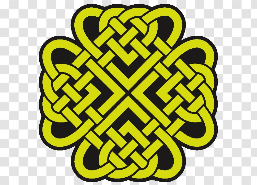 Celtic Knot Four-leaf Clover Celts Cross Irish People - Symmetry Transparent PNG
