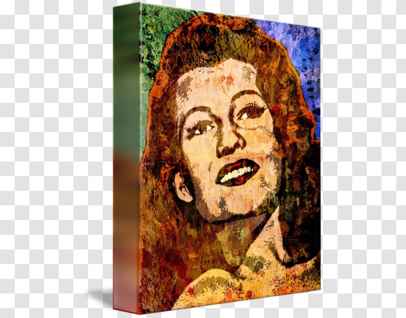 Portrait Modern Art Architecture - Painting - Rita Hayworth Transparent PNG