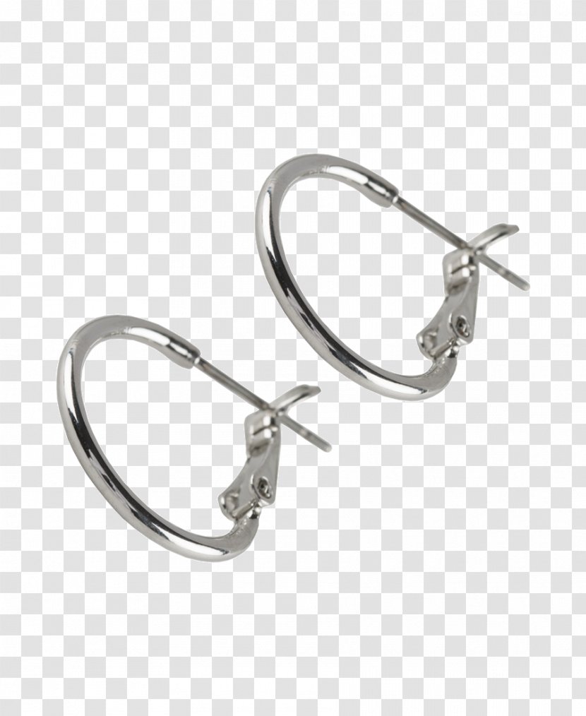 Earring Silver Body Jewellery Product Design - Fashion Accessory - Platinum Transparent PNG