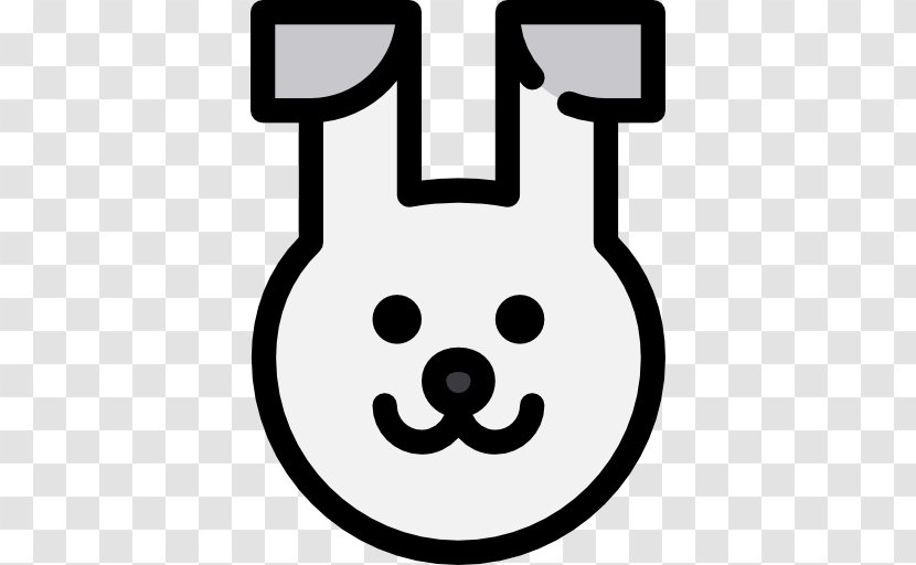 Rabbit ICON - Black And White - Snout Transparent PNG