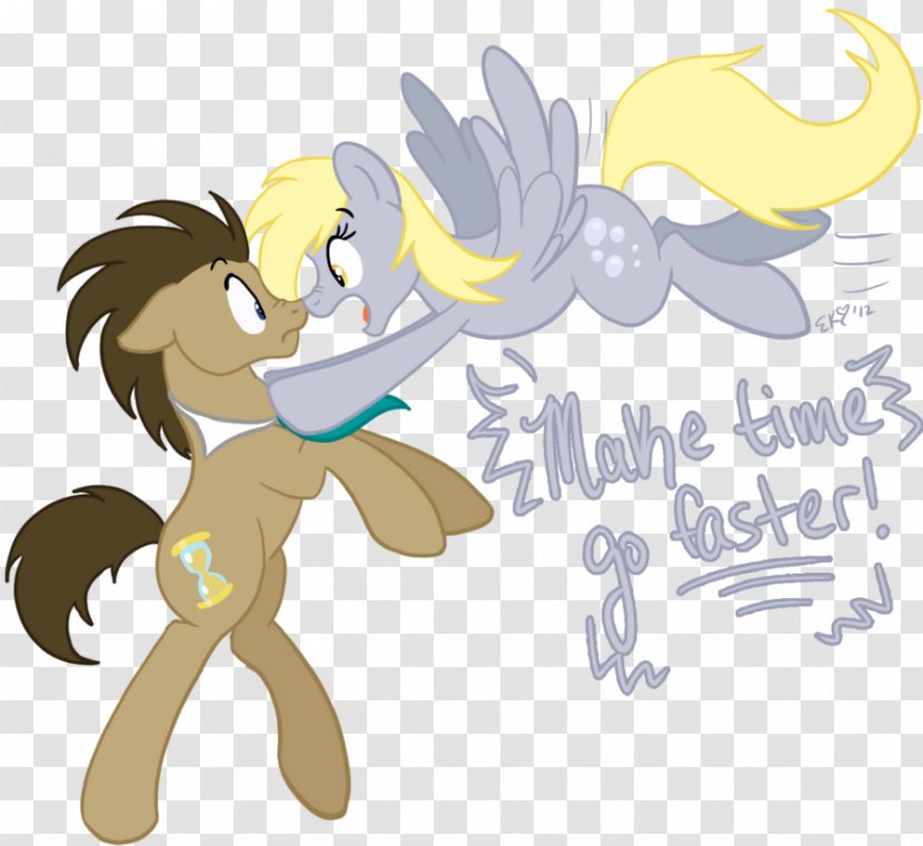 Derpy Hooves Pegasus Female Physician Horse - Watercolor - No Shave November Transparent PNG