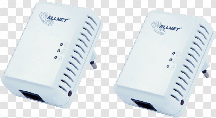 Adapter Power-line Communication HomePlug ALLNET PowerLAN - Wireless Access Points - Powerline Transparent PNG