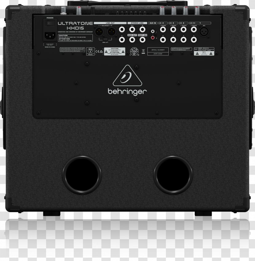 BEHRINGER Ultratone KXD Series Keyboard Amplifier Public Address Systems ULTRATONE-K450FX - Heart - Musical Instruments Transparent PNG