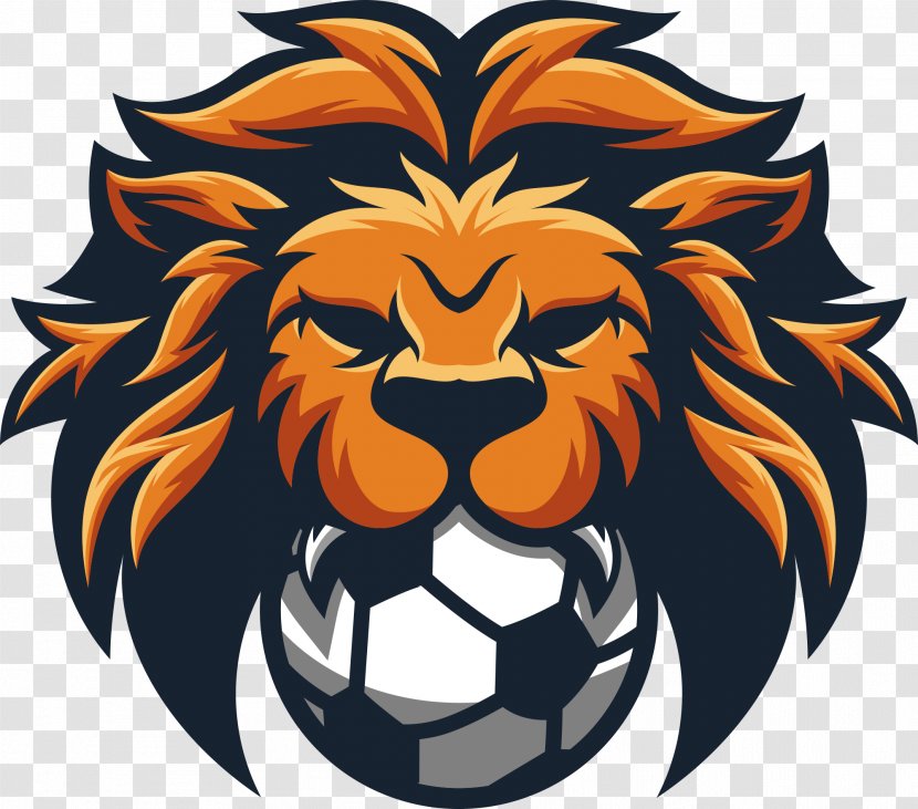 Lion Football United Premier Soccer League SGFC Eagles Maryland Team - Coach - Lions Head Transparent PNG
