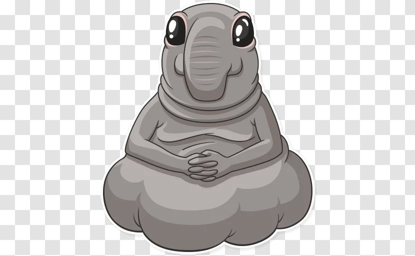 Homunculus Loxodontus Sticker Telegram Business VKontakte - Mammal Transparent PNG