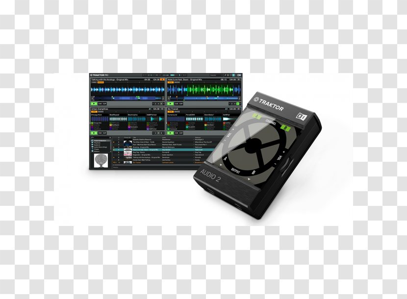 TRAKTOR KONTROL S2 MK2 Native Instruments DJ Controller Disc Jockey - Frame - Musical Transparent PNG