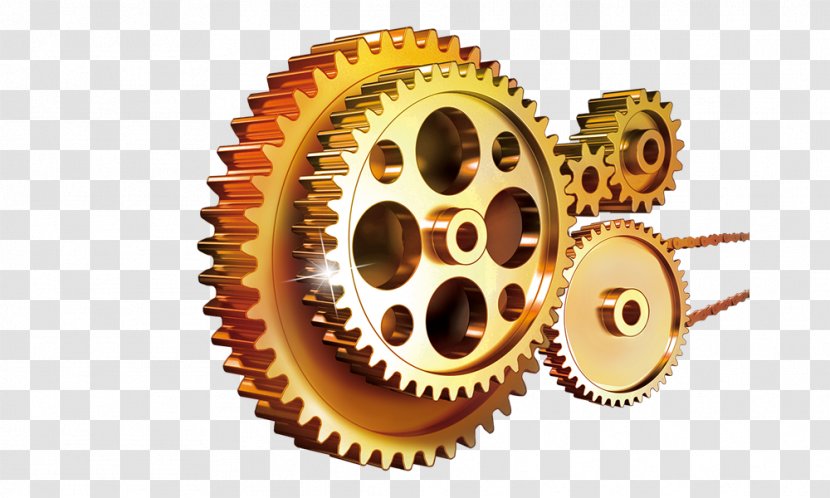 Spiral Bevel Gear Template Manufacturing - Golden,Gear Chain,company Culture Transparent PNG