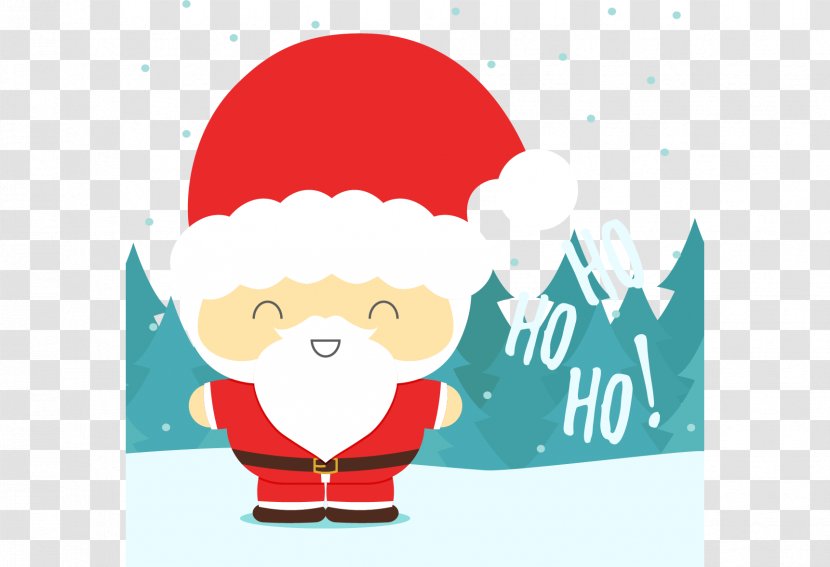 Santa Claus Christmas Cartoon - Lovely Transparent PNG
