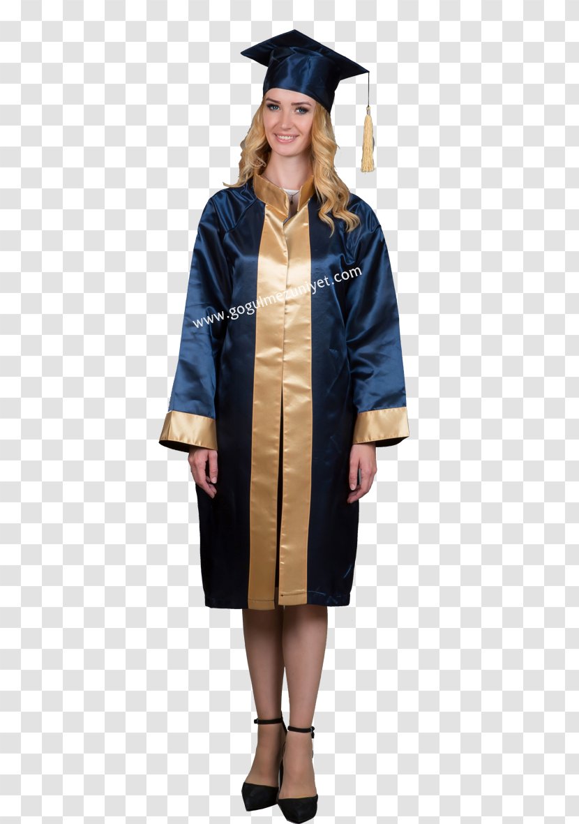 Robe Graduation Ceremony Academic Dress Düz Diploma - Mezuniyet Transparent PNG