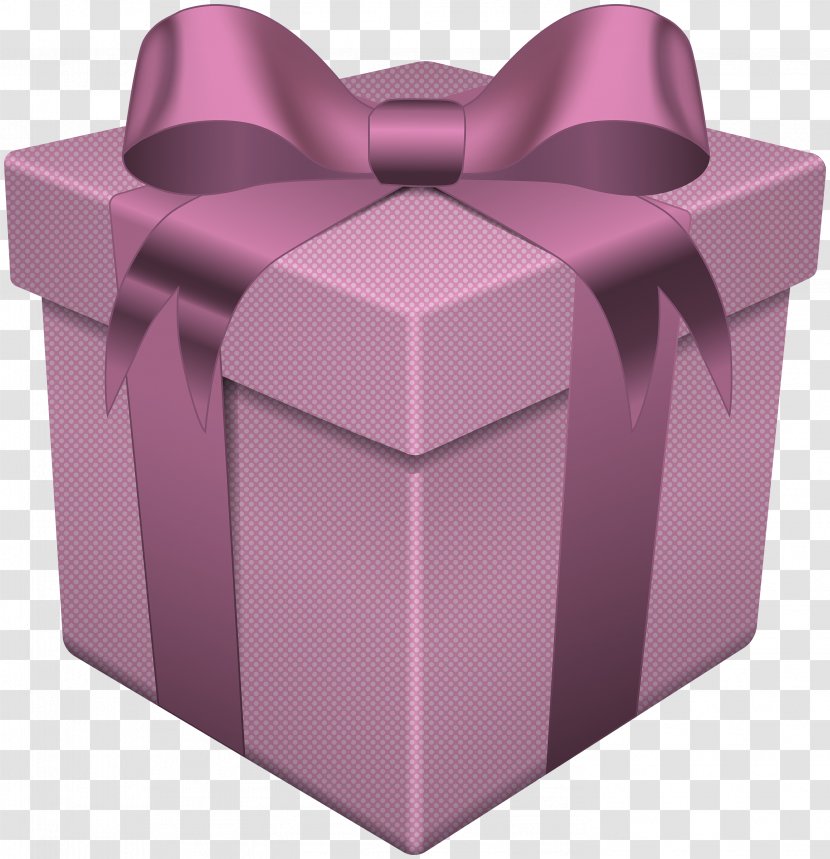 Gift Box Santa Claus Clip Art - Pink - Transparent Transparent PNG