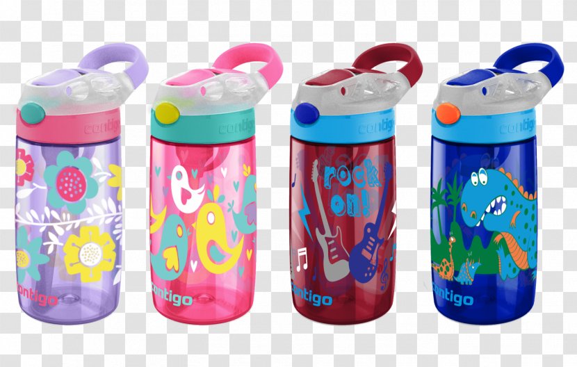 Water Bottles Drink Canteen Mug - Plastic - School Kids Transparent PNG