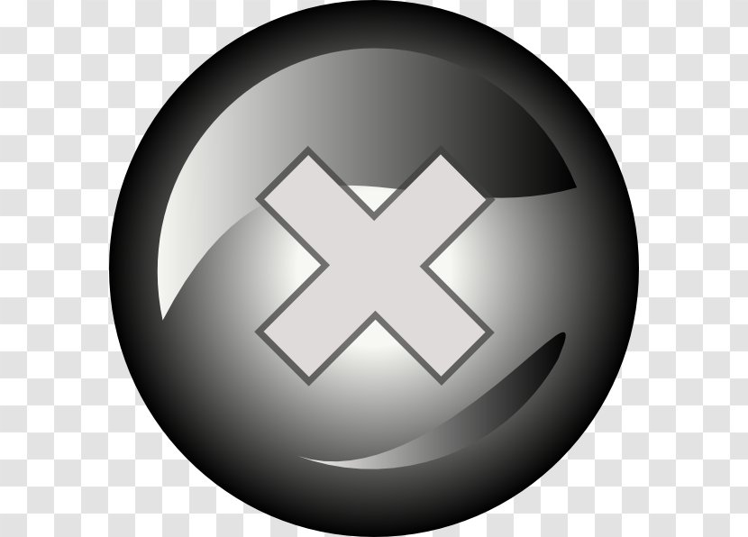 Button Clip Art - Stockxchng - Black Close Transparent PNG