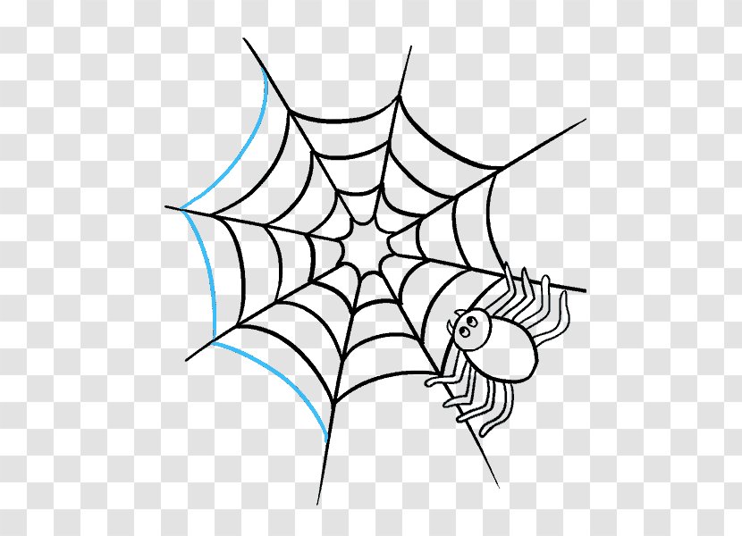 Spider-Man Drawing Spider Web A Spider's - Leaf Transparent PNG