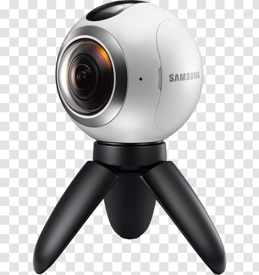 Samsung Gear 360 VR Galaxy Virtual Reality Headset Immersive Video - Webcam - Camera Transparent PNG