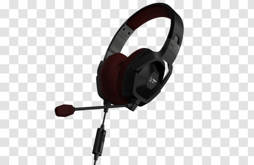 137048-00 Monster Fatal1ty FxM 100 High Performance Gaming Over-Ear Headphones - Pro Gamer - Black Matte Cable Electronic Sports GamerHeadphones Transparent PNG