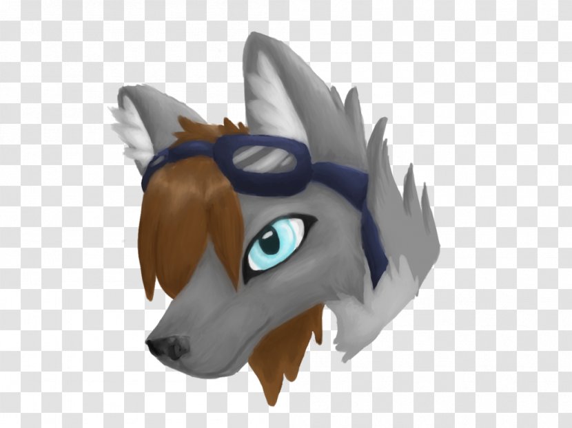 Dog Cartoon Snout Headgear - Wolf Watercolor Transparent PNG