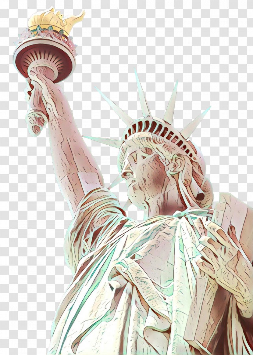 Statue Of Liberty - National Monument - Stone Carving Mythology Transparent PNG